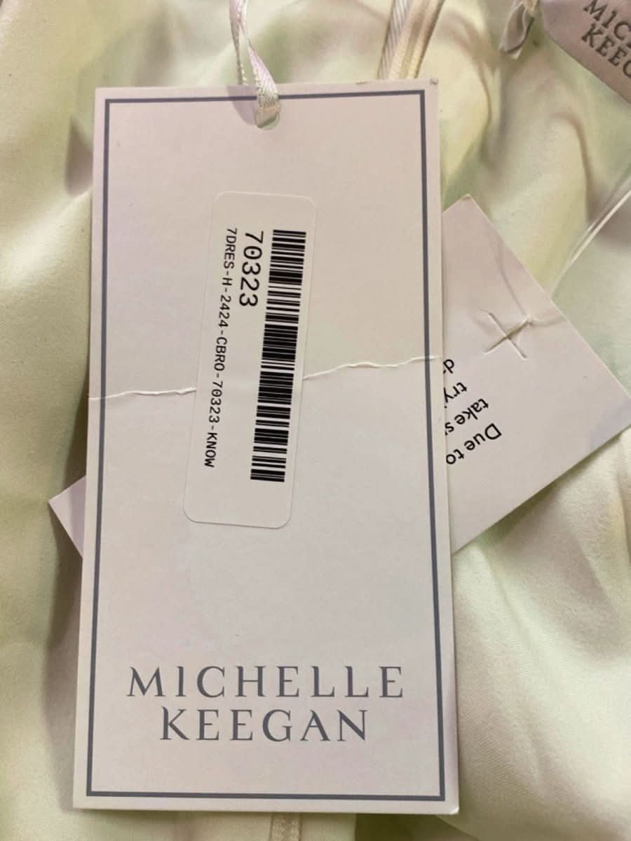 Michelle Keegan Cream Floral Mini Dress UK 8 - Reliked