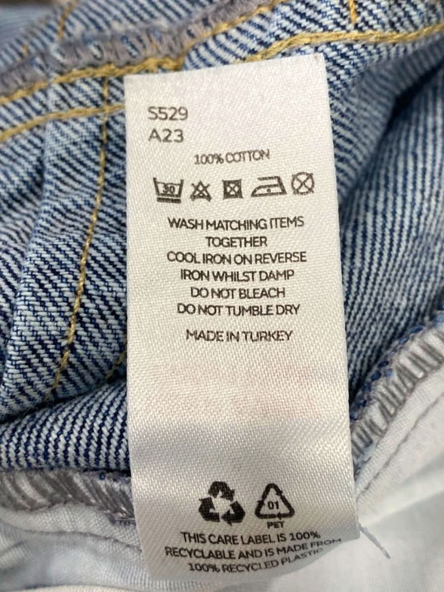 Michelle Keegan Light Denim Jumpsuit UK 8 - Reliked