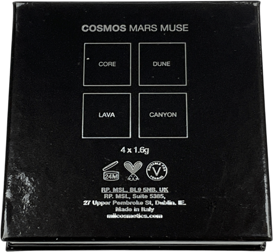 mii Cosmos Intergalactic Eyeshadow Palette Mars Muse One size - Reliked