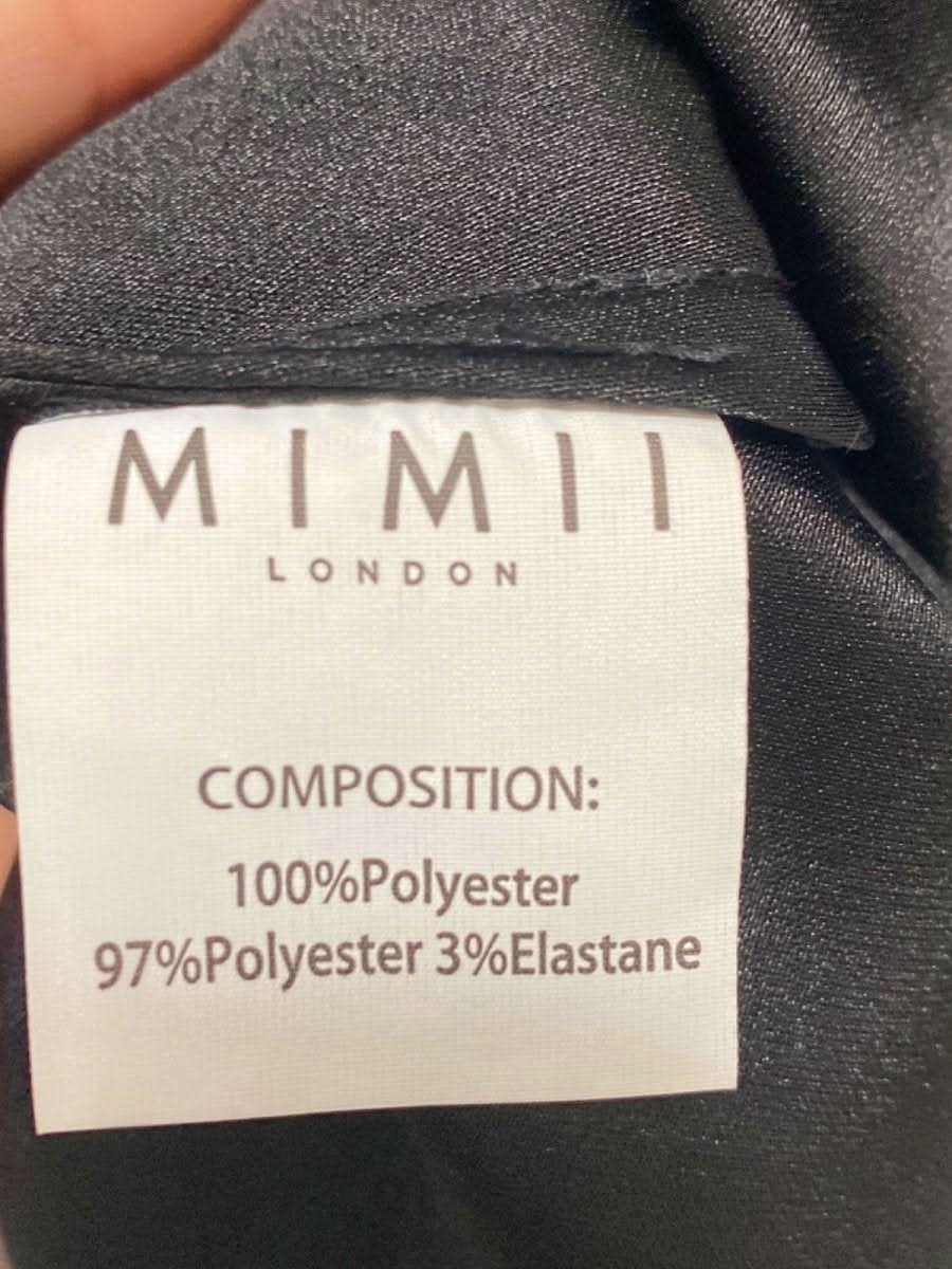 Mimii Black Spaghetti Strap Slip Dress UK S - Reliked