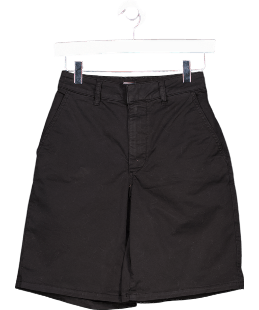Mint Velvet Black Tailored Chino Long Shorts UK 6 - Reliked