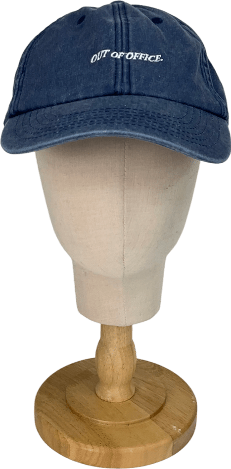 Mint Velvet Blue Denim Slogan Cap One Size - Reliked