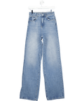 Mint Velvet Blue Wide Leg Classic Jeans UK 8 - Reliked