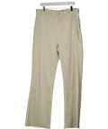 Mint Velvet Cream Patch Pocket Straight Jeans, Beige - Longer Length UK 18 - Reliked