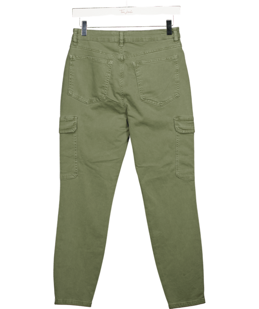 Mint Velvet Green Cargo Slim Fit Jeans - Short Length UK 10 - Reliked