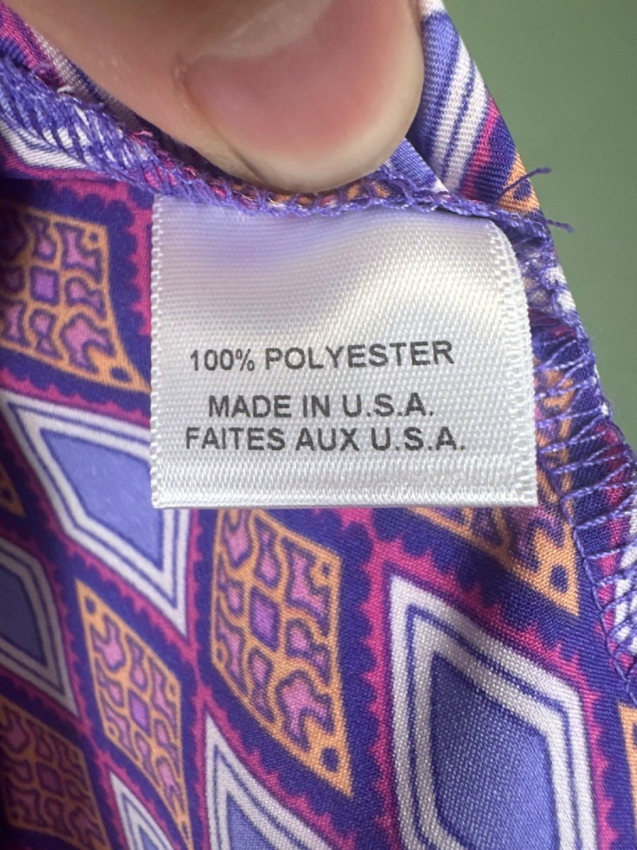 Misa Los Angeles Purple Aztec Print delfina Maxi Dress XS - Reliked