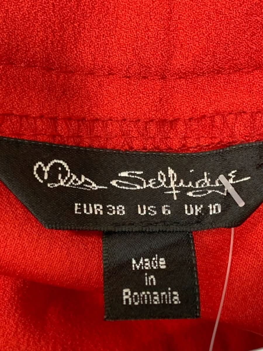 Miss Selfridge Red Wide Leg Trousers UK 10 - Reliked
