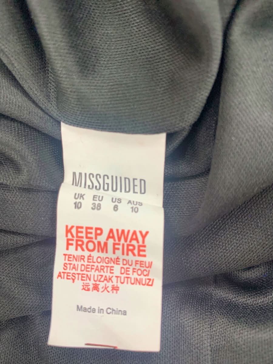 Missguided Blue Sequin American Flag Pattern Halterneck Dress UK 10 - Reliked