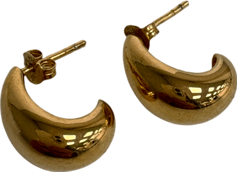 Missoma 18k gold vermeil Savi Dome Mini Hoop Earrings - Reliked