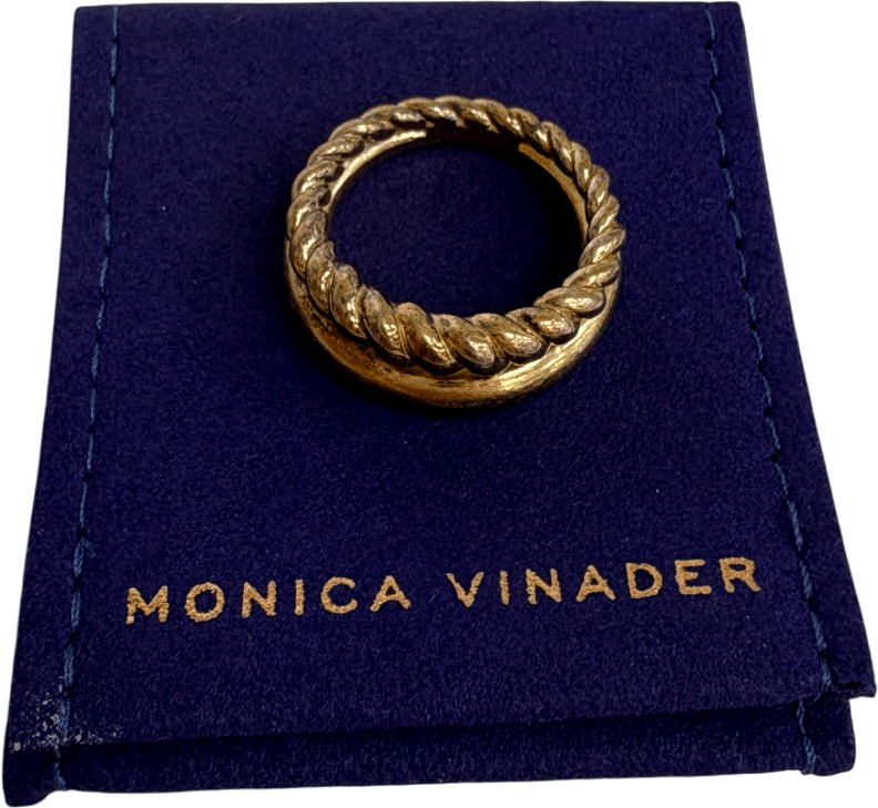 Missoma Radial 18kt Gold Vermeil Ring Size K - Reliked