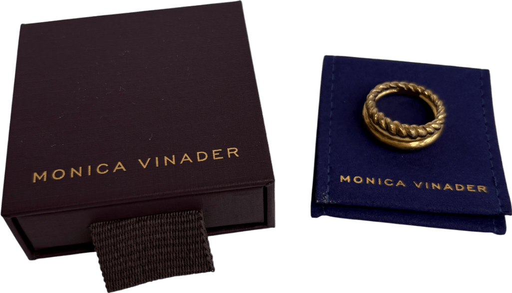 Missoma Radial 18kt Gold Vermeil Ring Size K - Reliked