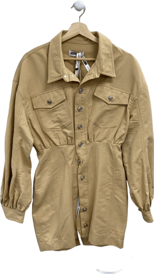 Mistress Rocks Beige Give a Cinch Dress UK S - Reliked