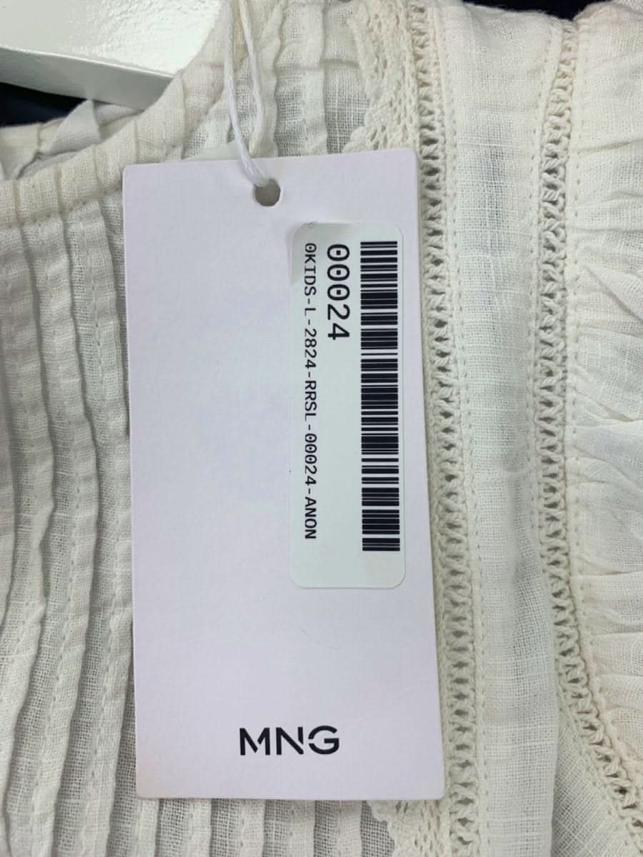 MNG (Mango) White Baby Girl BlouseI Top 3 - 4yrs - Reliked