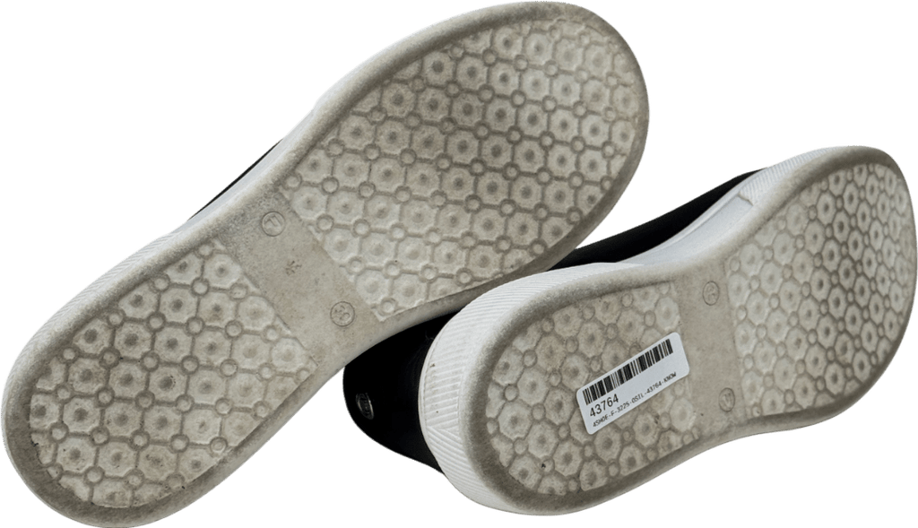 Moda In Pelle Bridgette Black Leather Trainers UK 6 EU 39 👠 - Reliked