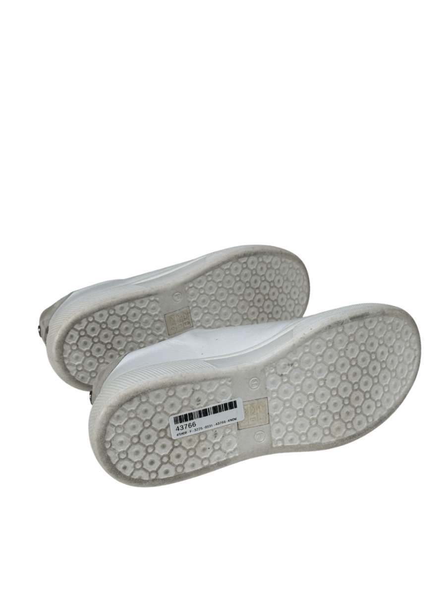 Moda In Pelle Bridgette White Leather Trainers UK 5 EU 38 👠 - Reliked