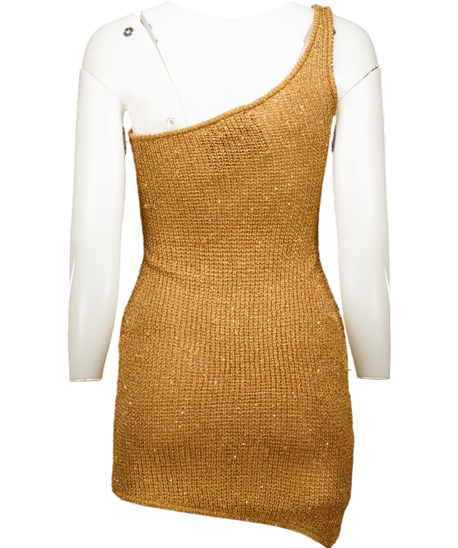 Monday Swimwear Brown Taormina Dress UK S - Reliked