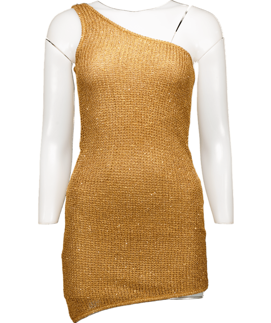 Monday Swimwear Brown Taormina Dress UK S - Reliked