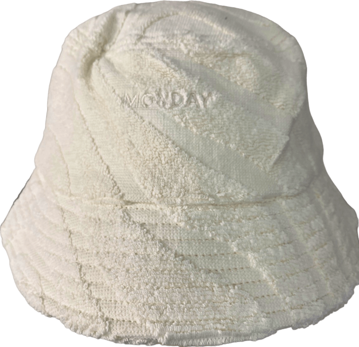Monday Swimwear Ivory Marina Bucket Hat One Size - Reliked