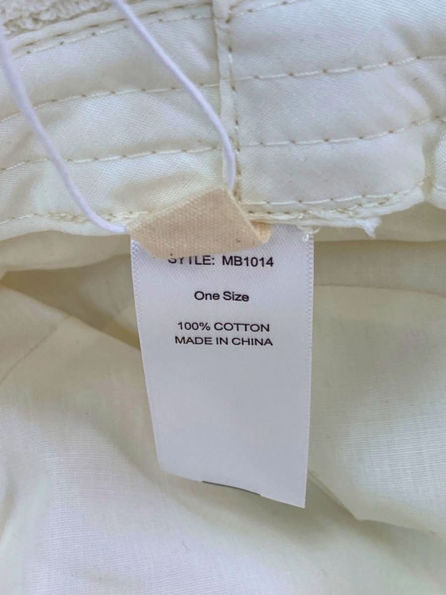 Monday Swimwear Ivory Marina Bucket Hat One Size - Reliked