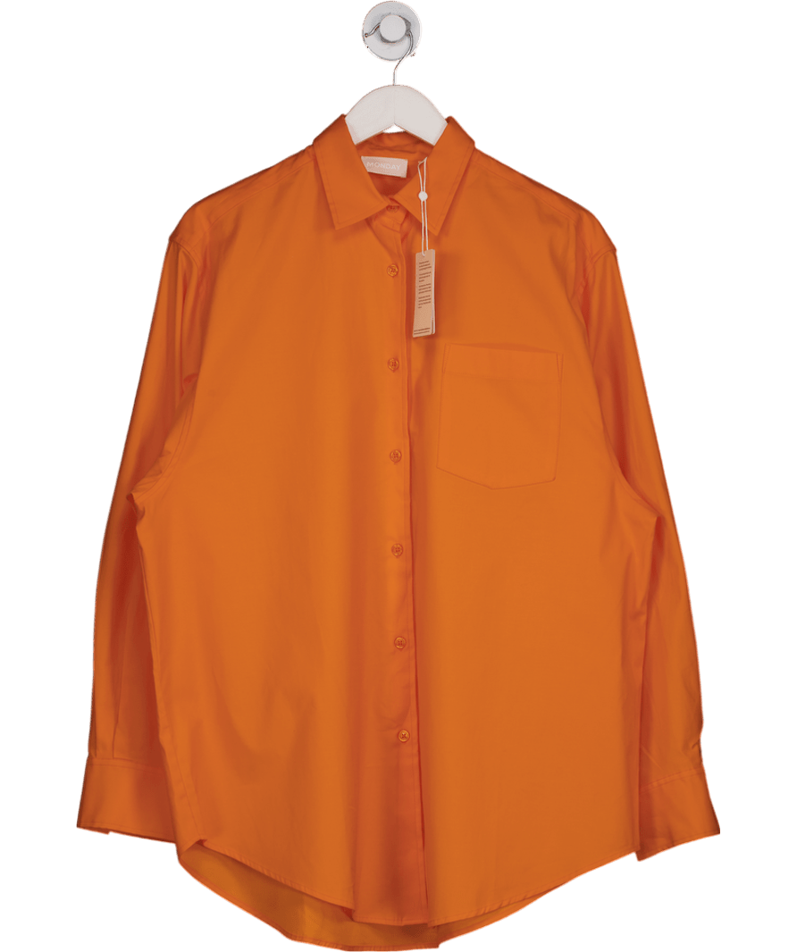 Monday Swimwear Orange La Jolla Shirt - Tangerine UK S - Reliked