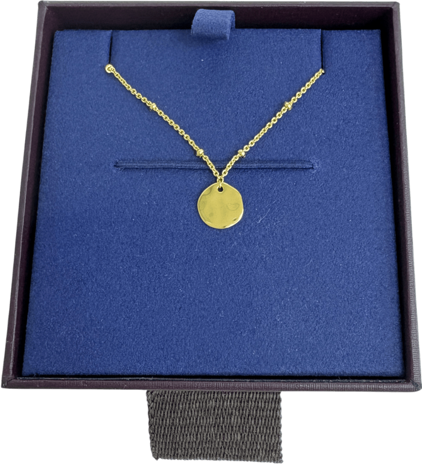 Monica Vinader Siren Muse 18k Gold Vermeil Disc Chain Necklace - Reliked