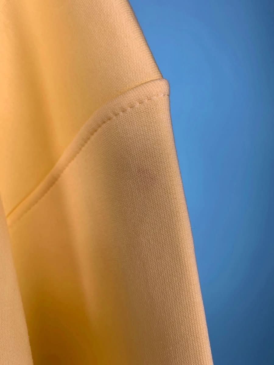 Monochrome Yellow Oversize Sweatshirt UK Onesize - Reliked