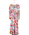 Monsoon Multicoloured Mathilde Kaftan Maxi Dress UK S - Reliked