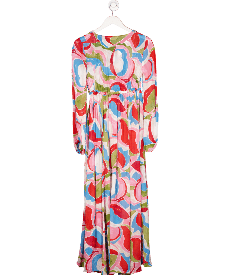 Monsoon Multicoloured Mathilde Kaftan Maxi Dress UK S - Reliked