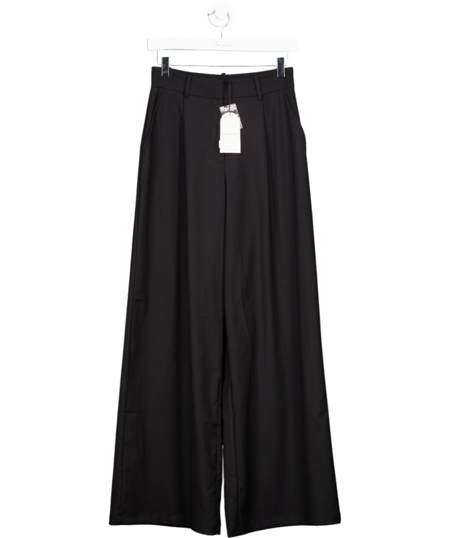 Monsoon Wendy Wide Leg Trousers Black UK 8 - Reliked