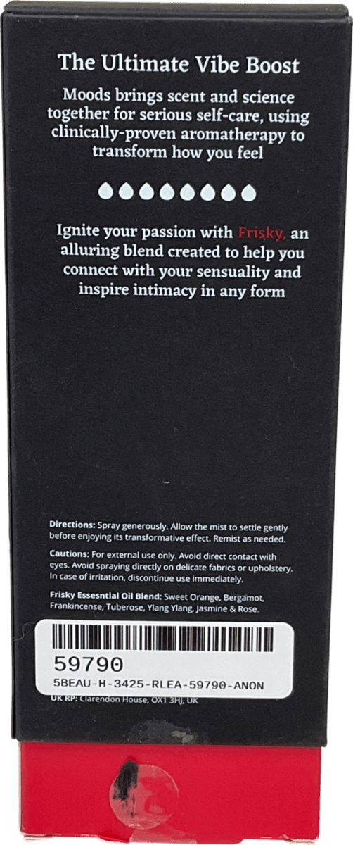 moods Frisky Moodmist Ignite Passion & Awaken Sensuality Frisky 100ml - Reliked