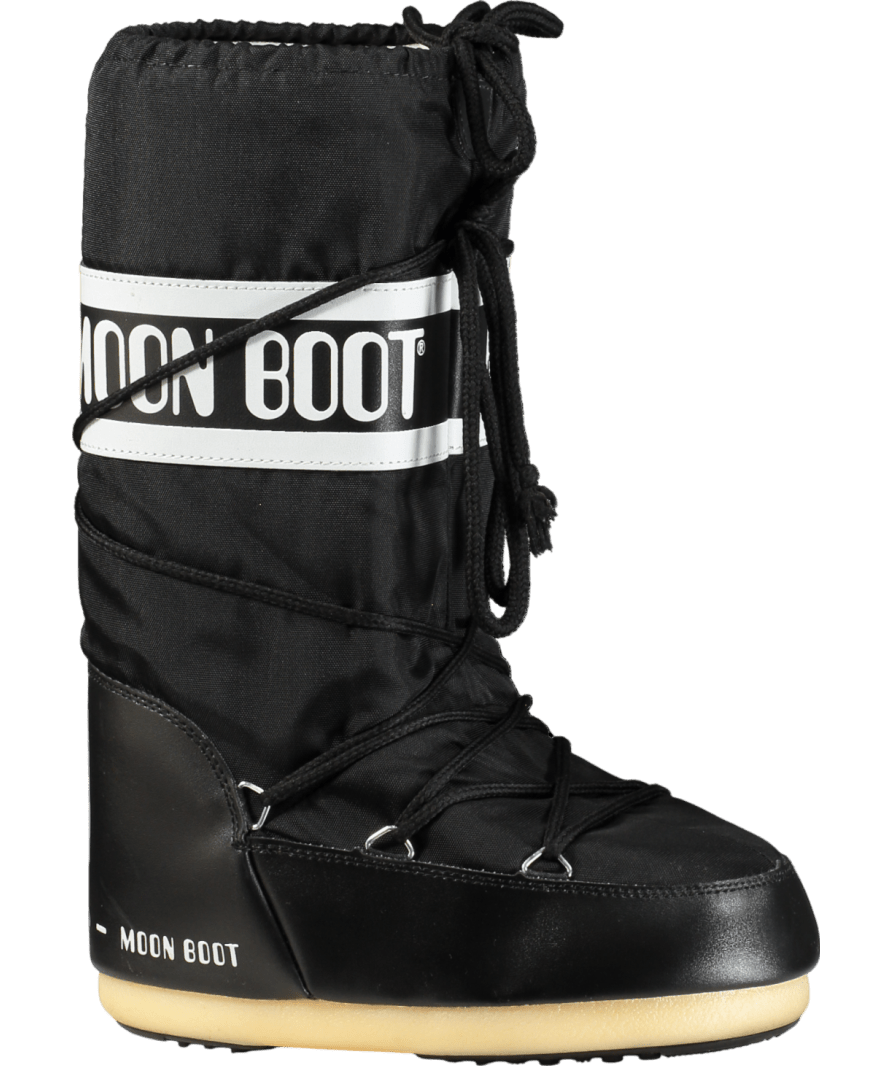 Moon Boot Black Nylon Icon Boots Uk 3 - 5 Eu 36 - 38 👠 - Reliked