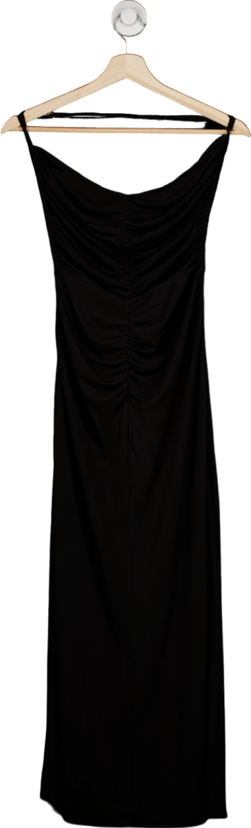 Moré Noir Black Georgia Resort Dress UK S - Reliked