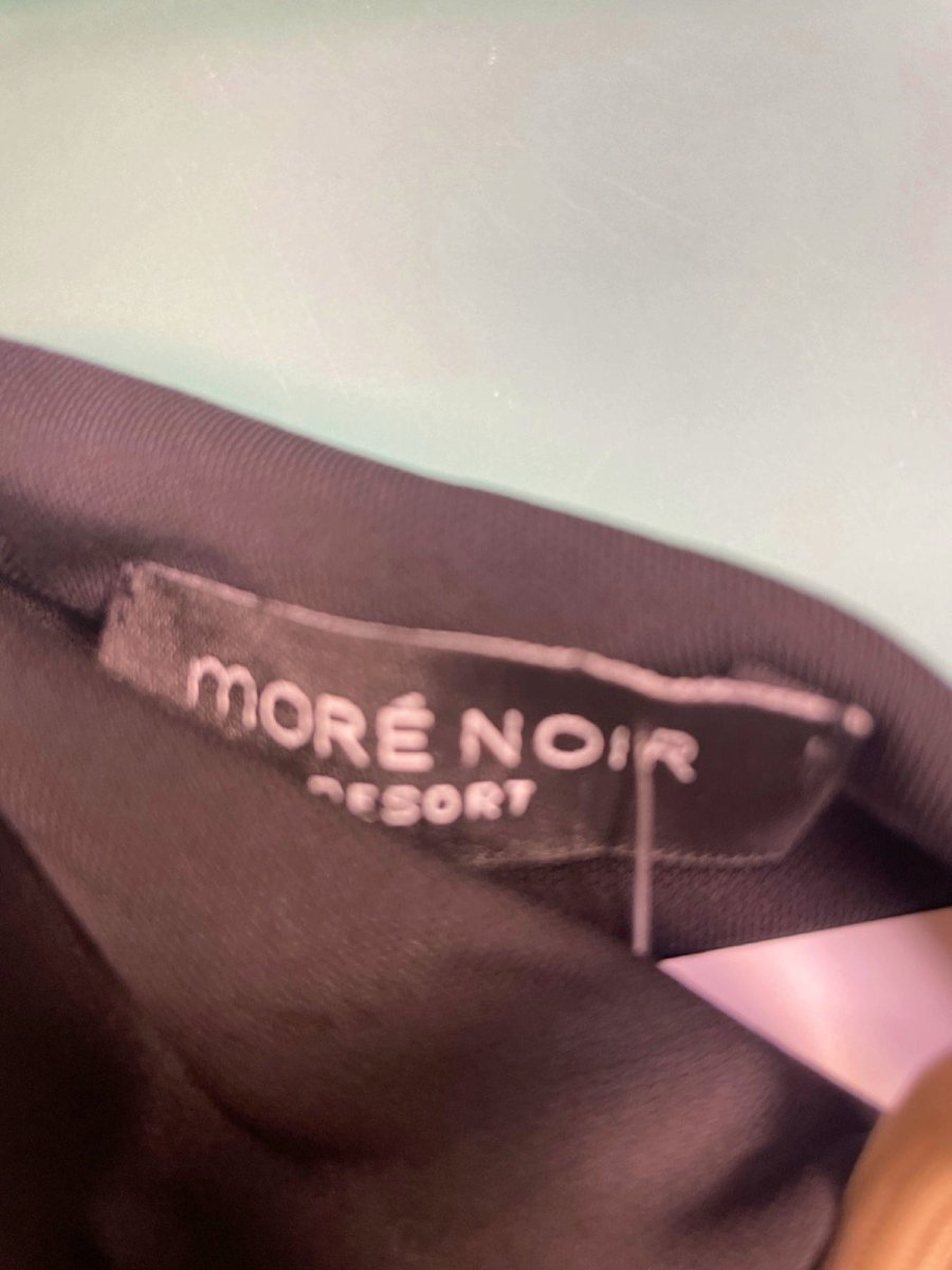 Moré Noir Black Georgia Resort Dress UK S - Reliked