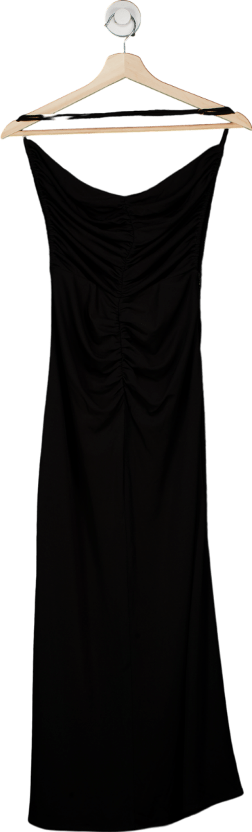 Moré Noir Black Georgia Resort Dress UK S - Reliked