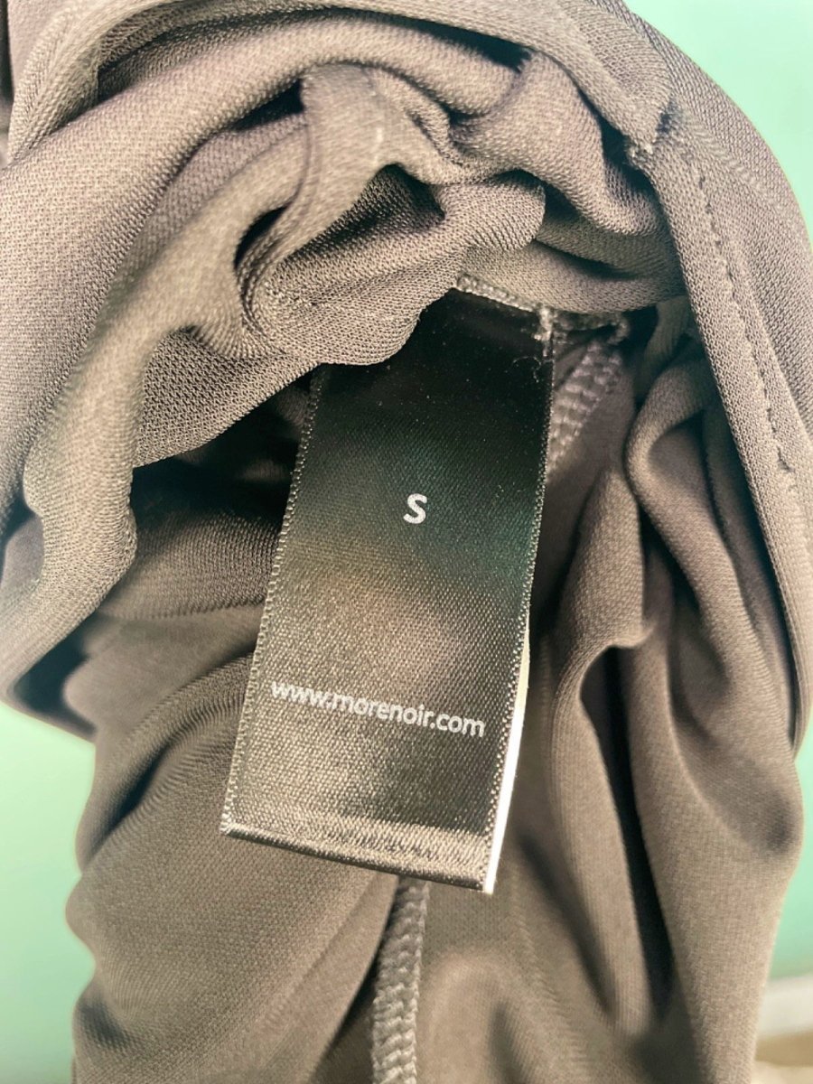 Moré Noir Black Georgia Resort Dress UK S - Reliked