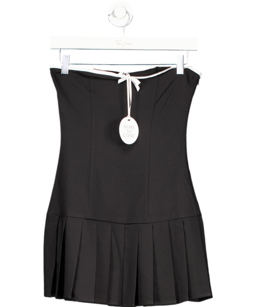 MORE TO COME Black Melany Mini Dress UK XXS - Reliked