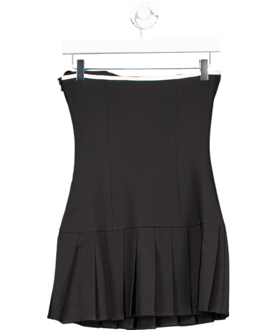 MORE TO COME Black Melany Mini Dress UK XXS - Reliked