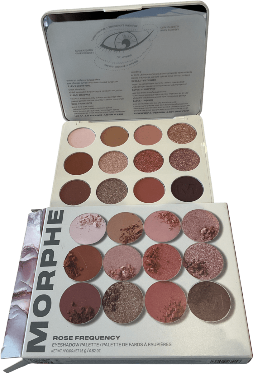Morphe Chromaplus 12 - pan Eyeshadow Palette Rose Frequency 15g - Reliked
