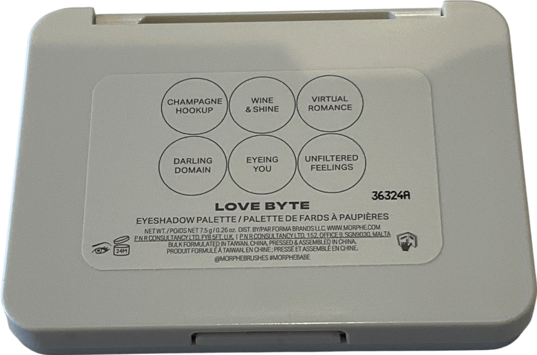 Morphe Chromaplus 6 - pan Eyeshadow Palette Love Byte 7.5g - Reliked