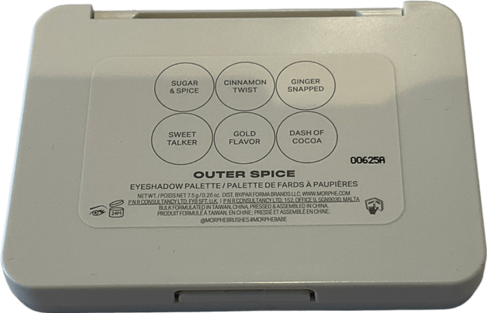 Morphe Chromaplus 6 - pan Eyeshadow Palette Outer Spice 7.5g - Reliked