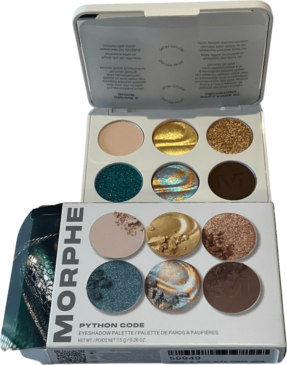 Morphe Chromaplus 6 - pan Eyeshadow Palette Python Code 7.5g - Reliked
