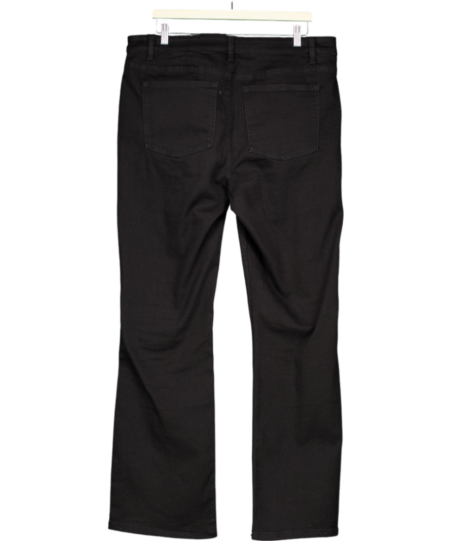 M&S Black Eva Bootcut Jeans - Long Length UK 18 - Reliked