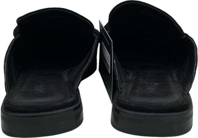 M&S Black Suede Loafer Mules UK 3 EU 36 👠 - Reliked