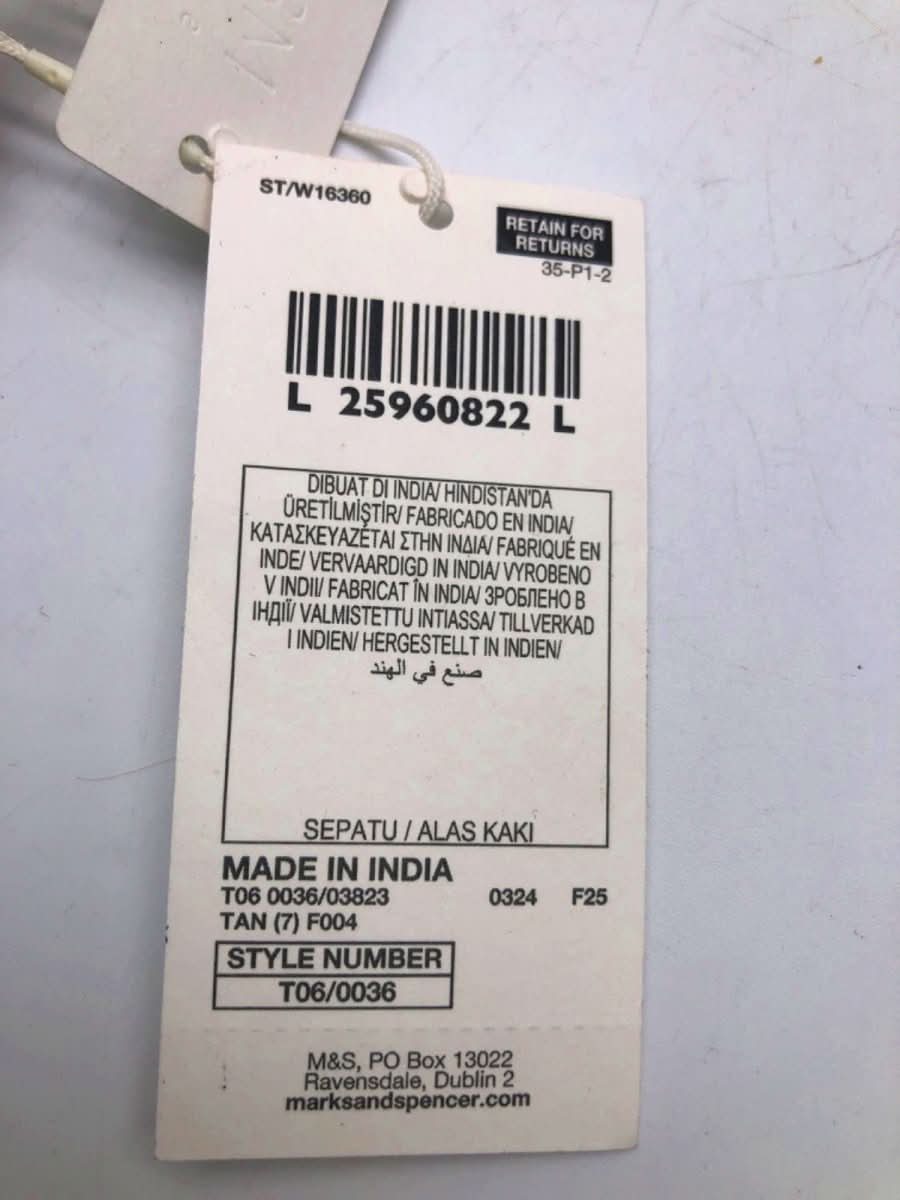 M&S Brown Sandals Standard Fit EU 40 UK 7 - Reliked