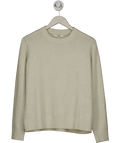 M&S Cream Crew Neck Wool Blend Jumper UK M - Reliked