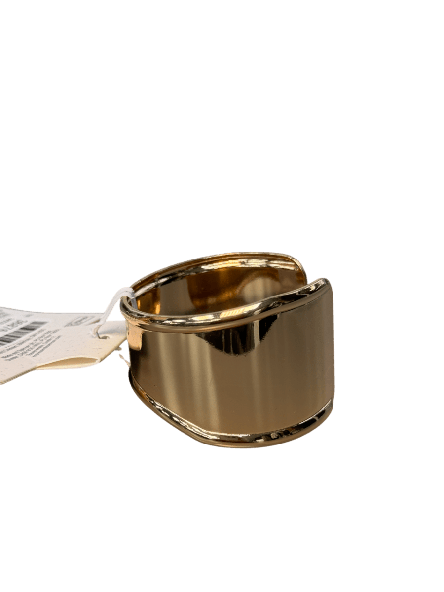 M&S Metallic Collection Ridge Open Cuff Bracelet One Size - Reliked