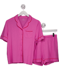 M&S Pink Satin Revere Pyjamas 13 Years - Reliked