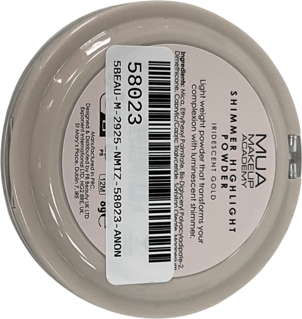 MUA Luxe Highlighter Powder Iridescent Gold 8g - Reliked