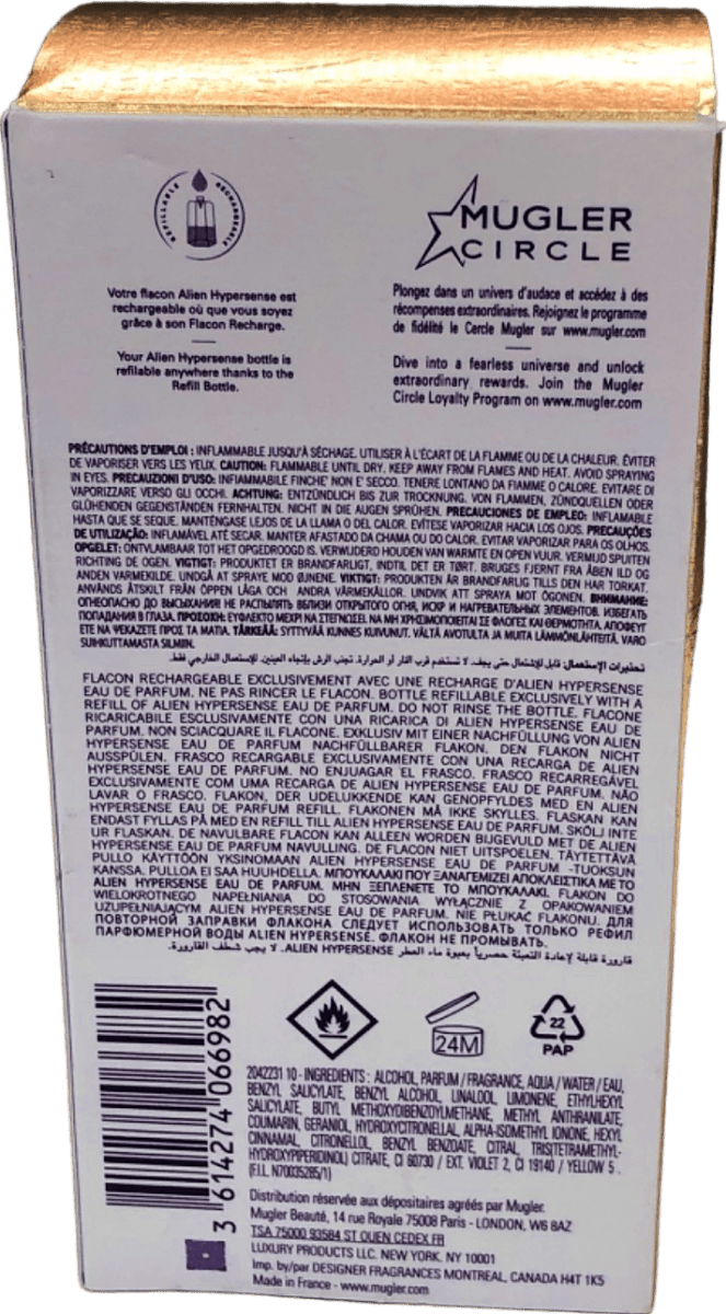 Mugler Alien Hypersense Eau de Parfum 60 ml - Reliked
