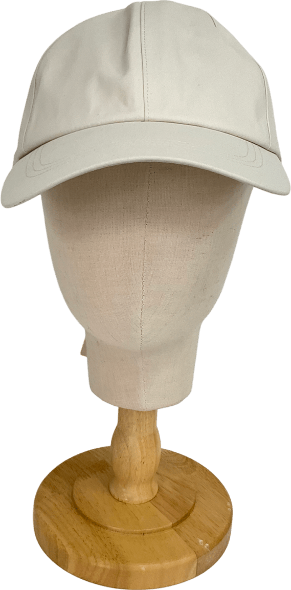 muji Cream Water Repellent Sealing Taped Cap One Size - Reliked